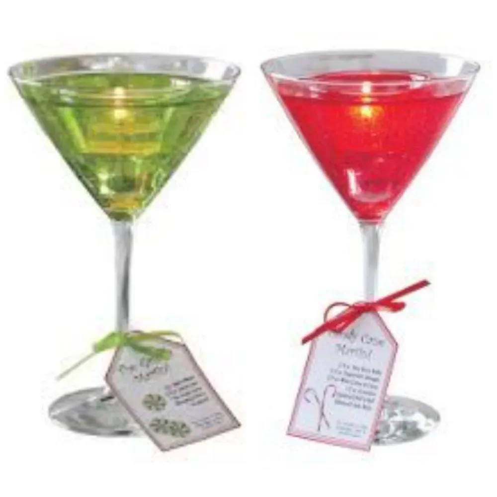 🩵NIB Partylite Scents of Illumination Martini Glass Tealight Holders - Picture 2 of 14